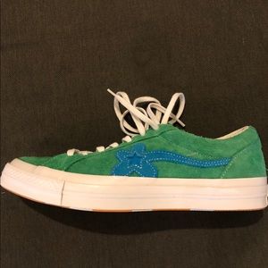 Converse x Golf le Fleur. Green and blue. Size 9